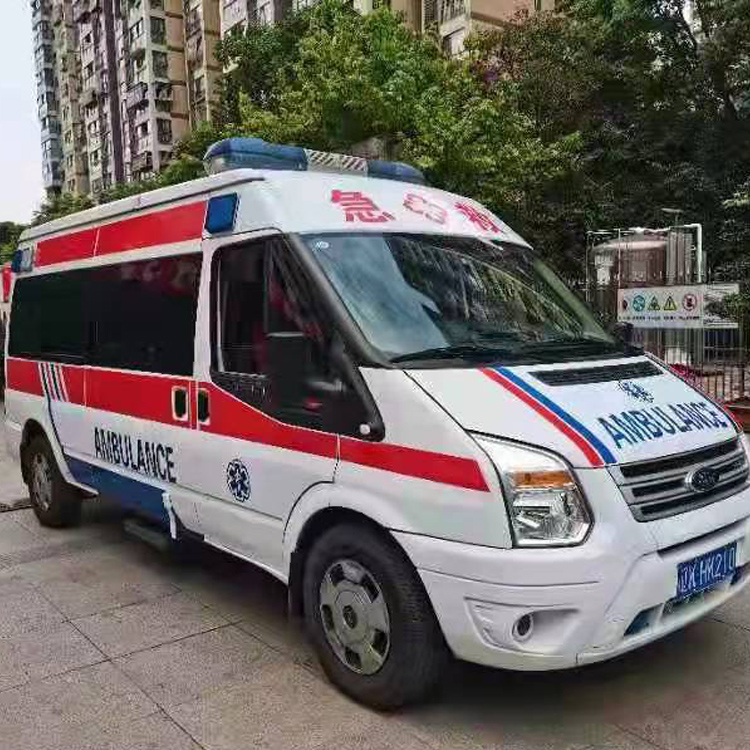 宣威长途救护车护送病人返乡